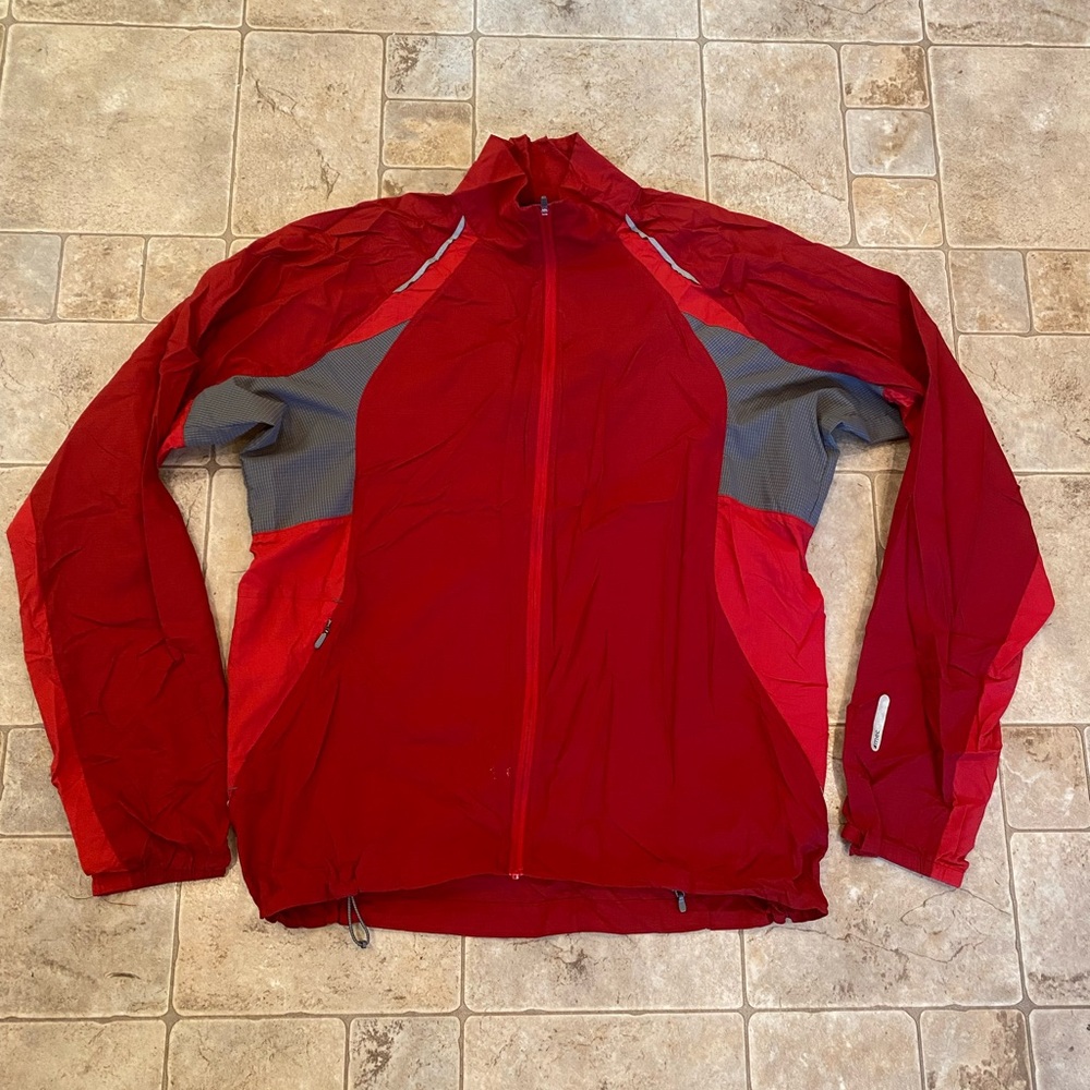 Mens Mountain Equipment Co Op Mec Nylon Vented Lightweight Jacket Red